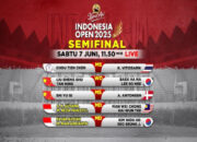 Misi Ganda Putra Indonesia Amankan Tiket Final Indonesia Open 2025, Saksikan di Live di iNews Premium Sports