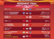 Wakil Indonesia Siap Tempur di Perempat Final Indonesia Open 2025, Saksikan Live di iNews Premium Sports Mulai Pukul 14.00 WIB
